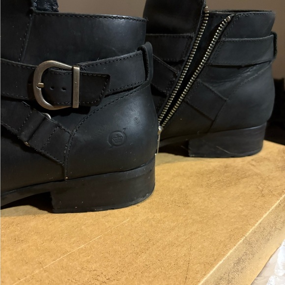BORN Womens Chaval Leather Closed Toe Ankle Fashion Boots, Black, Size 10.0 - Picture 4 of 10